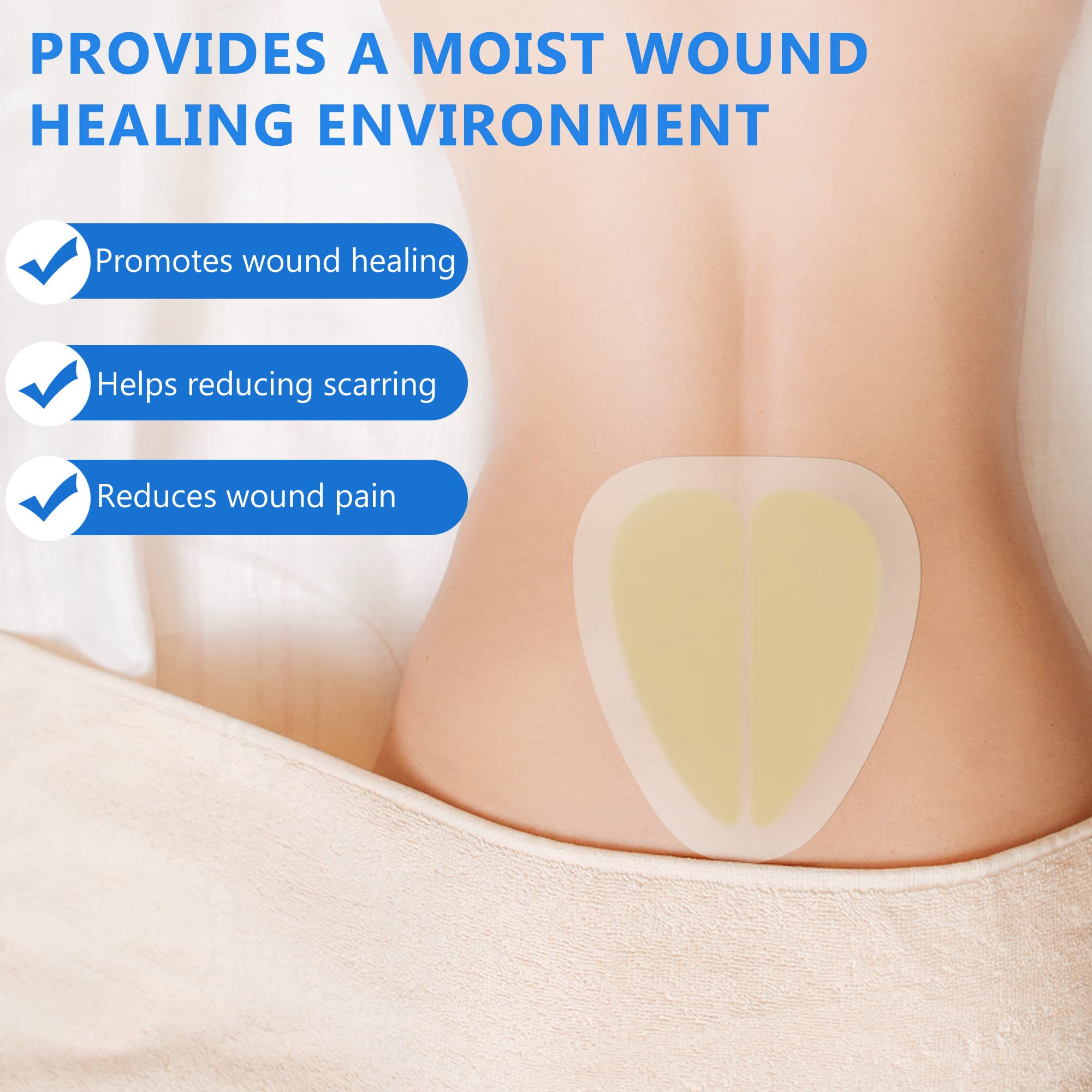 LotFancy sterile, individually wrapped dressings ensure clean application
