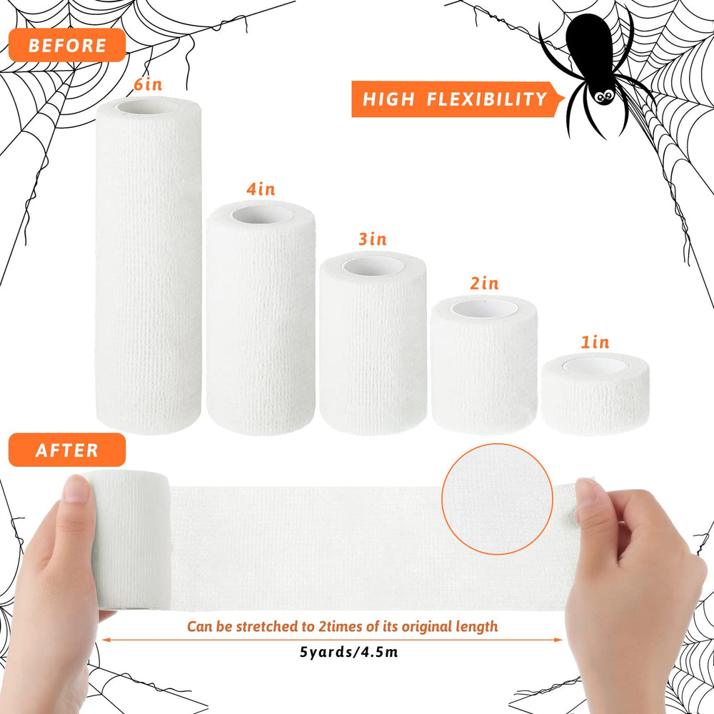 Lothee multi-size bandage roll set highlights versatile widths for DIY projects.
