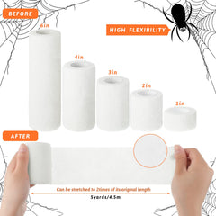 Lothee multi-size bandage roll set highlights versatile widths for DIY projects.