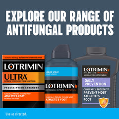 Close-up of improved skin relief after Lotrimin AF application.