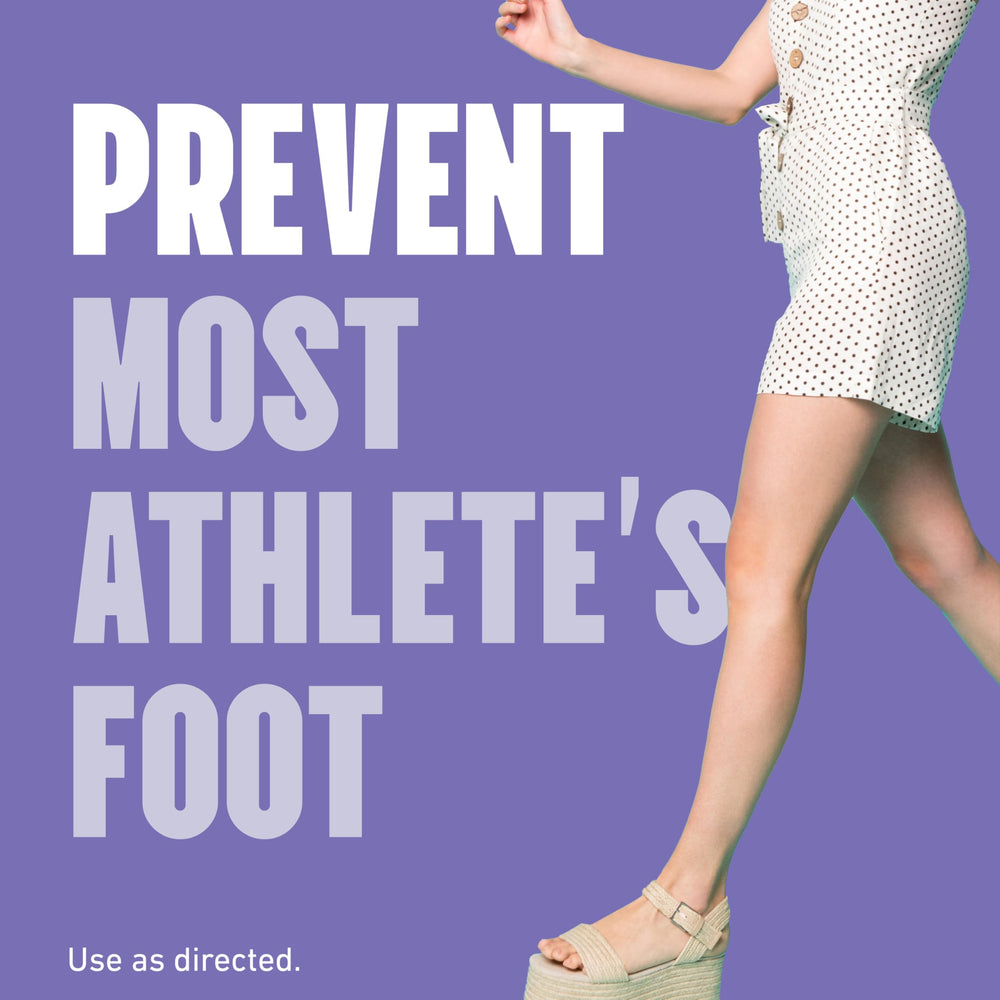 Lotrimin AF Daily Prevention highlighting odor control and fresh feet