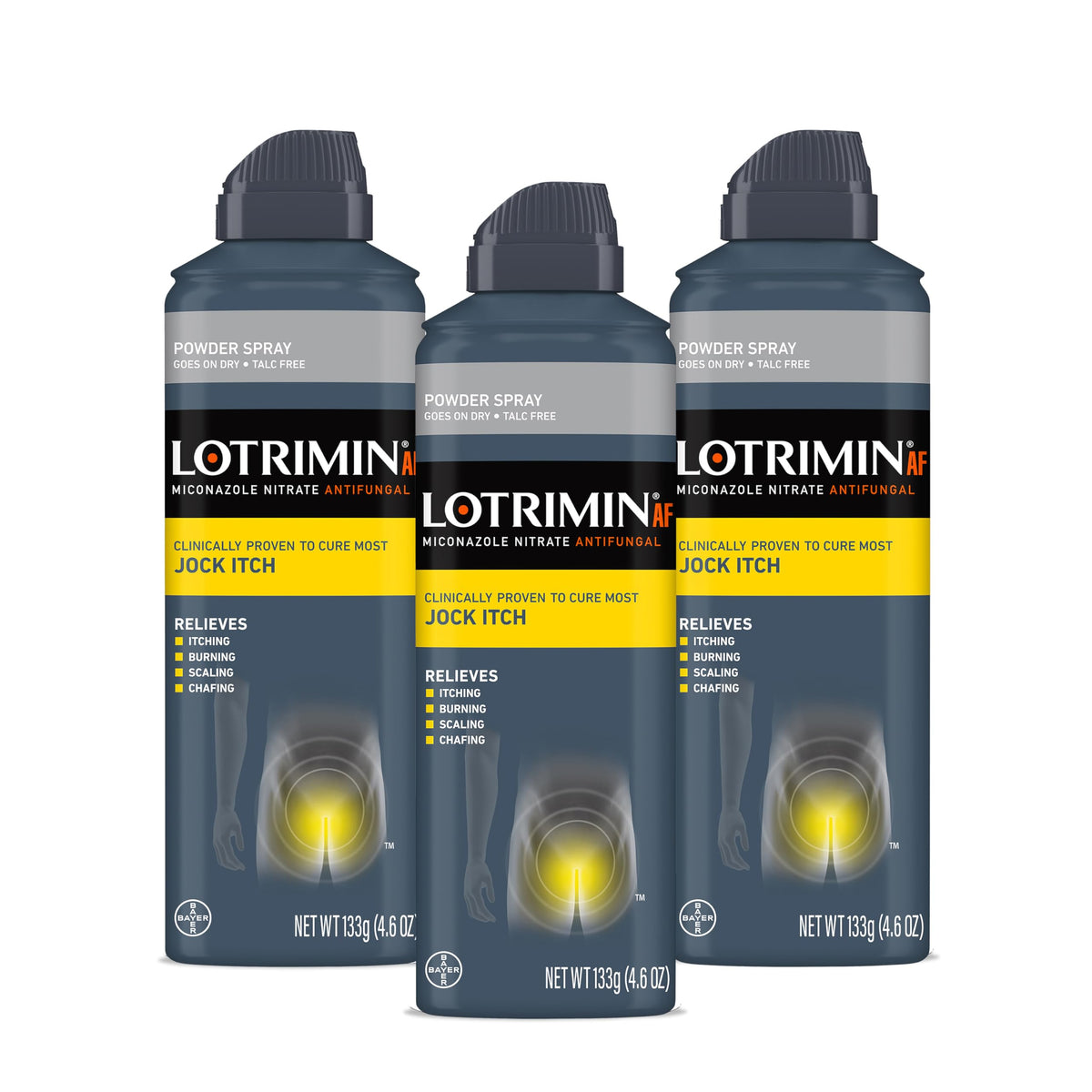 Lotrimin AF jock itch spray bottle for targeted relief