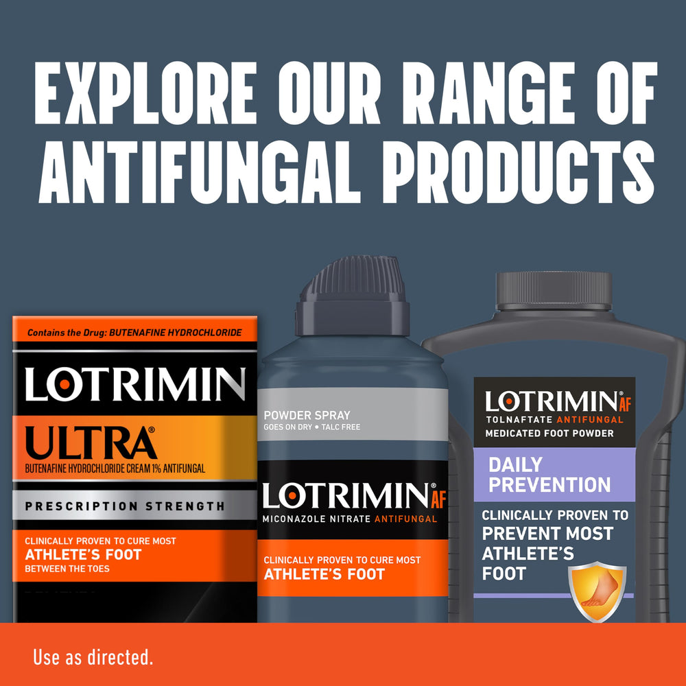 Lotrimin AF pack of three ready-to-use cans.
