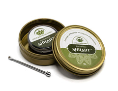Lotus Blooming Herbs Shilajit resin purified to gold-grade standards.