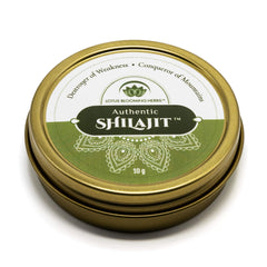 Lotus Blooming Herbs Shilajit resin pour-ready for daily rituals.