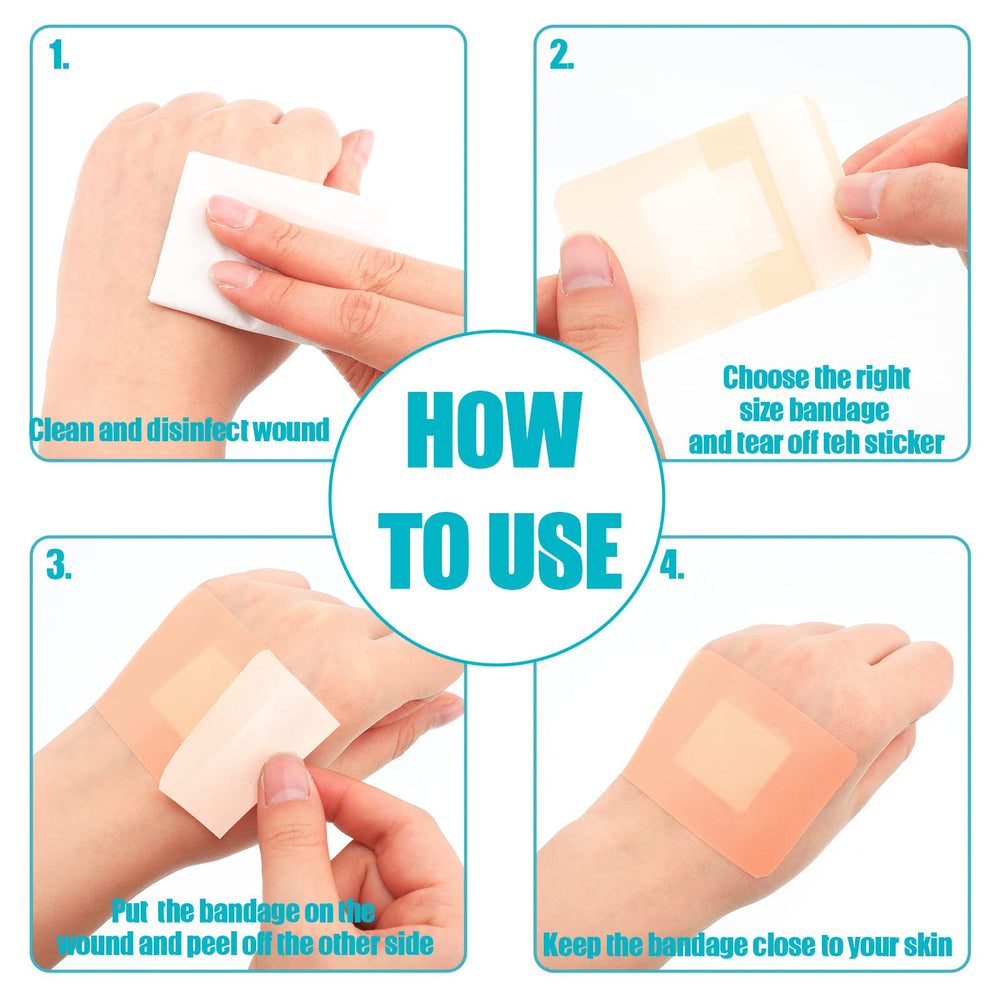 Lounsweer irregular-style bandage 3-94x1-97 inch supports small-area coverage.