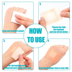 Lounsweer irregular-style bandage 3-94x1-97 inch supports small-area coverage.