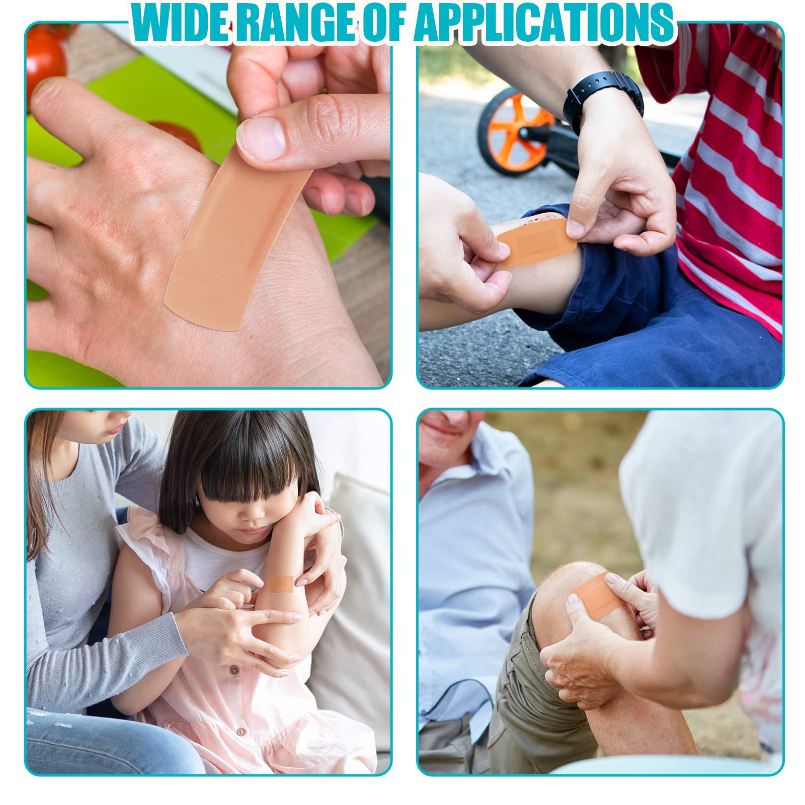 Lounsweer round bandage 0-9 inch, compact option for quick spot covers.