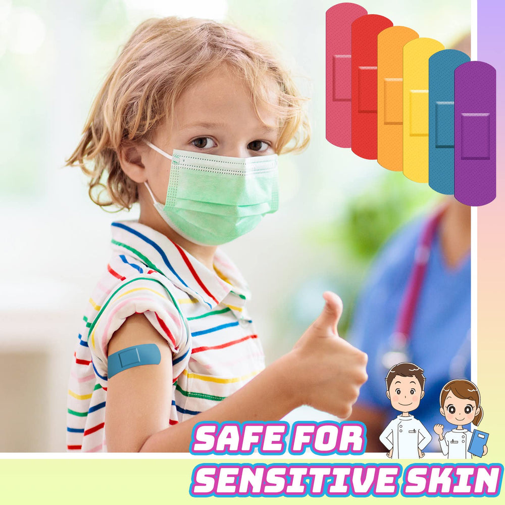 Lounsweer kids bandages are waterproof and flexible for activity