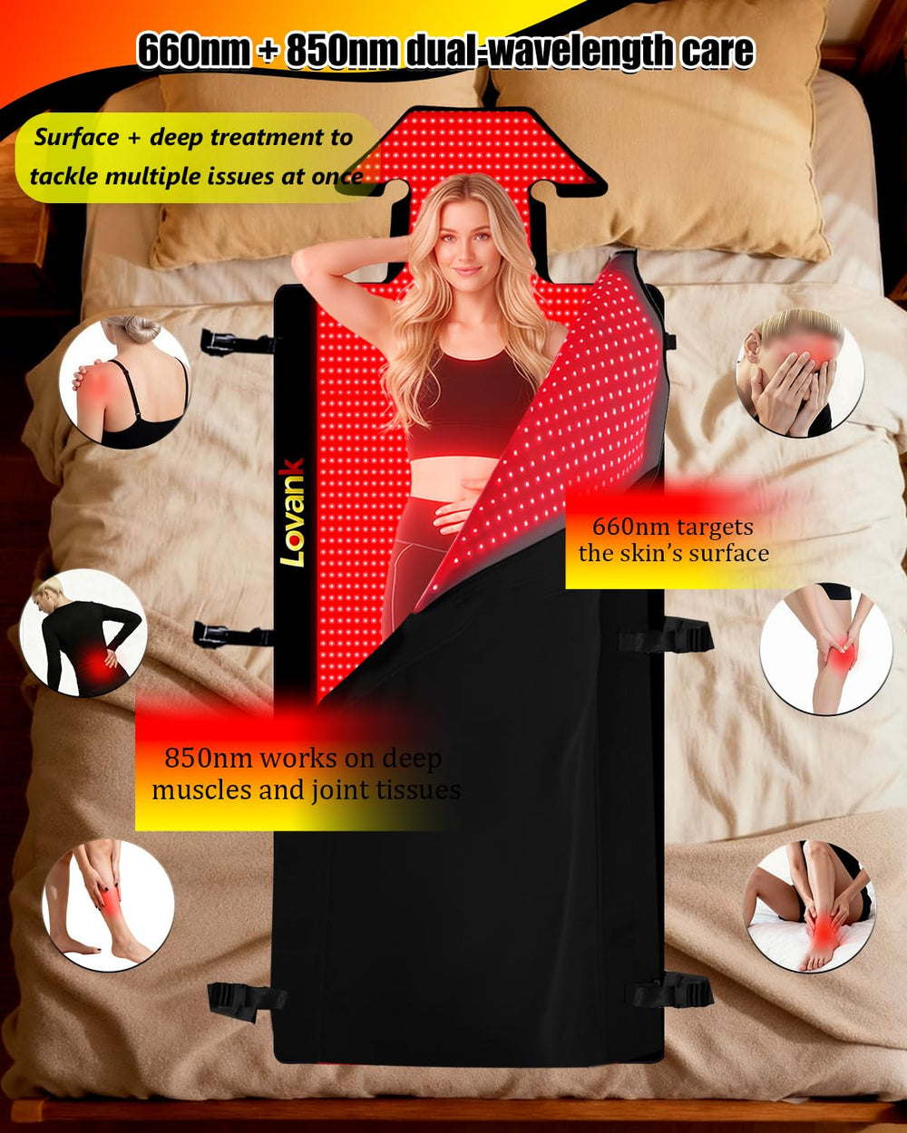 Lovank soft-skin friendly TPU surface ideal for daily use.