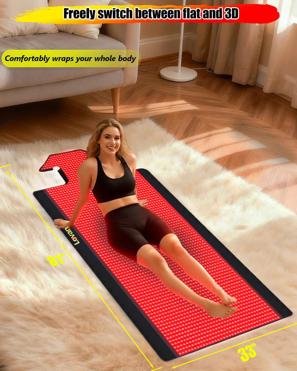 Lovank therapy modes and controls enable customizable sessions for relaxation or recovery.