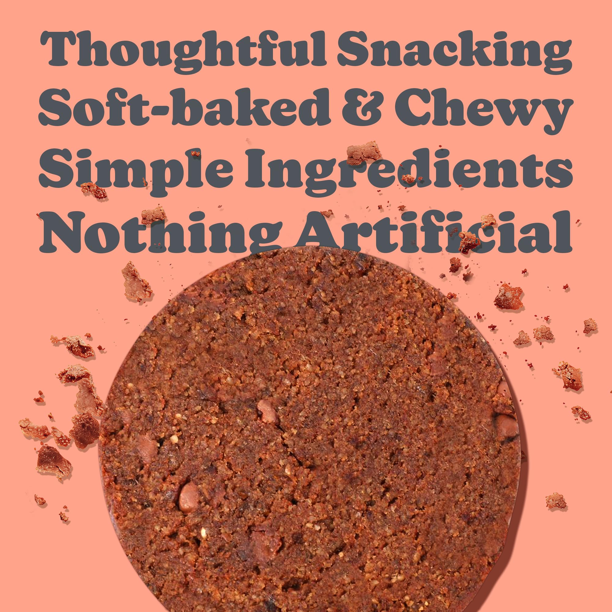 Love + Chew gluten-free pumpkin chocolate chip close-up with crumb texture.