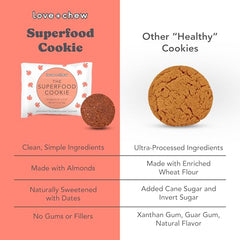 Love + Chew individually wrapped cookies for on-the-go snacking.