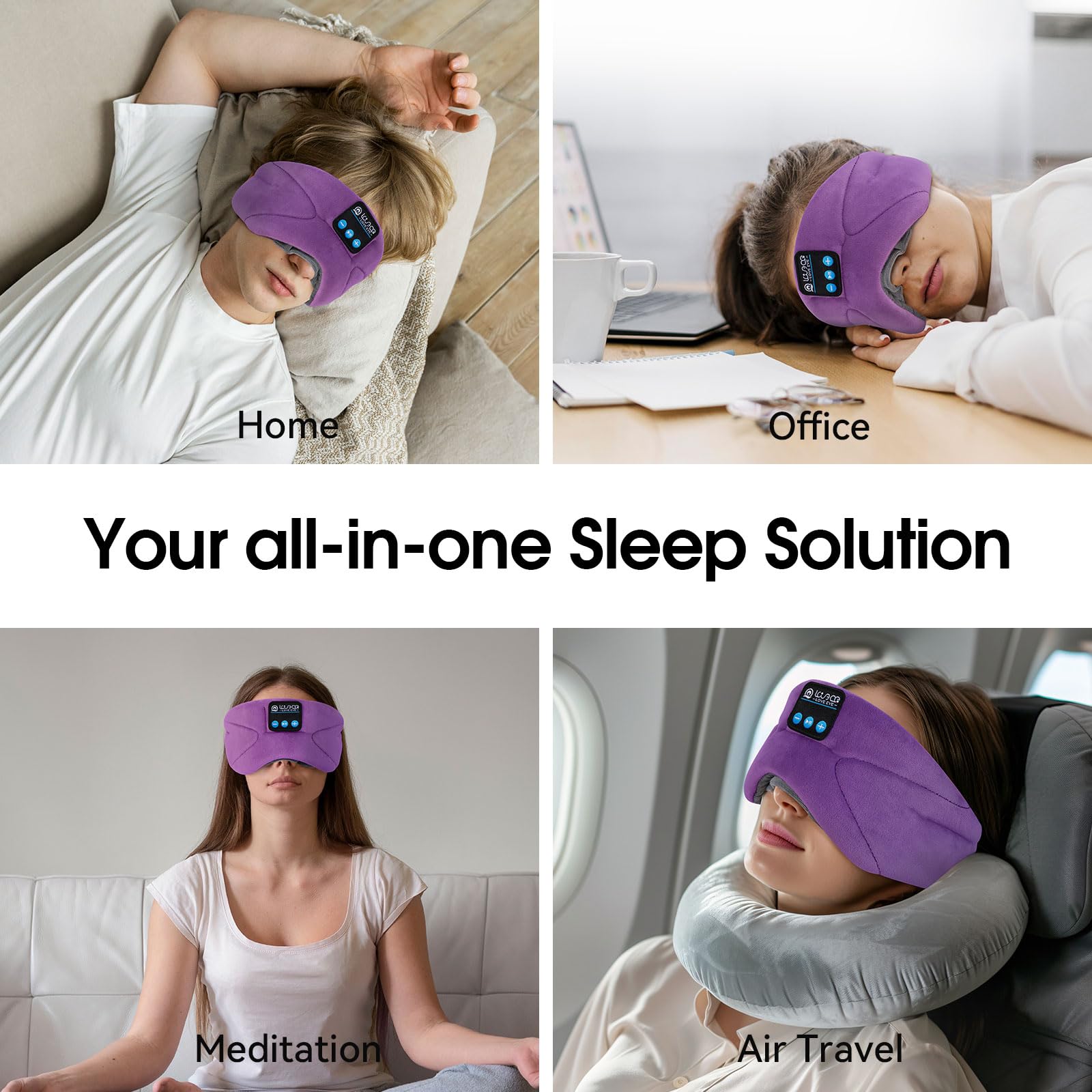 LOVE EYE ergonomic fit with adjustable Velcro strap for all head sizes.