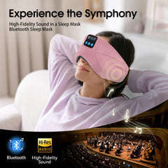 LOVE EYE sleep headphones adjustable Velcro strap fits all head sizes comfortably.