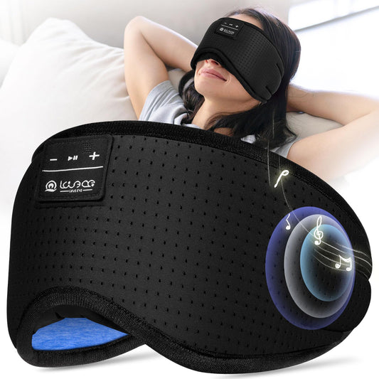 LOVE EYE sleep mask with Bluetooth 5.4 for wireless listening on the go