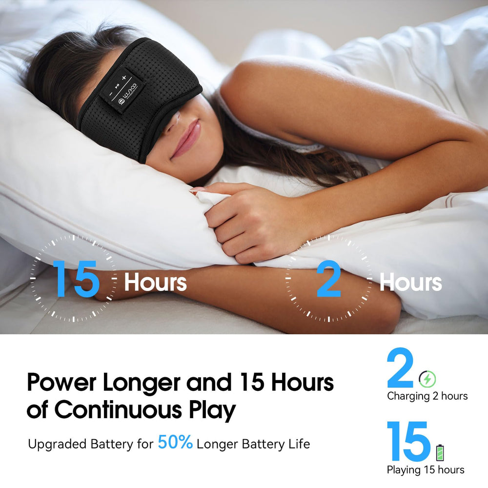 LOVE EYE sleep mask with removable module for easy washing