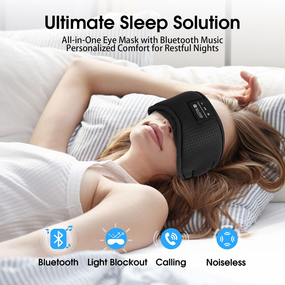 LOVE EYE sleep mask designed for side sleepers with a comfortable fit