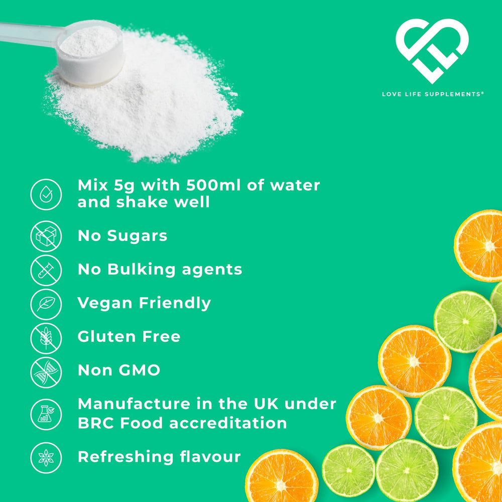 Love Life Electrolytes keto-friendly label communicates sugar-free hydration option.