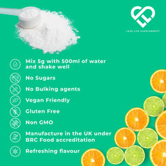Love Life Electrolytes keto-friendly label communicates sugar-free hydration option.