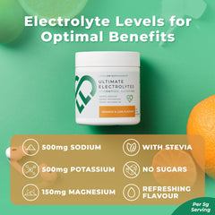Love Life Electrolytes pink Himalayan salt crystals highlight natural mineral content.
