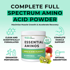 Love Life Supplements EAA dissolved in water for quick hydration