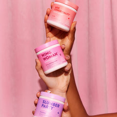 Love Sweat Fitness Mood Boost Powder vanilla morning-routine setup suggests sustained focus through the day