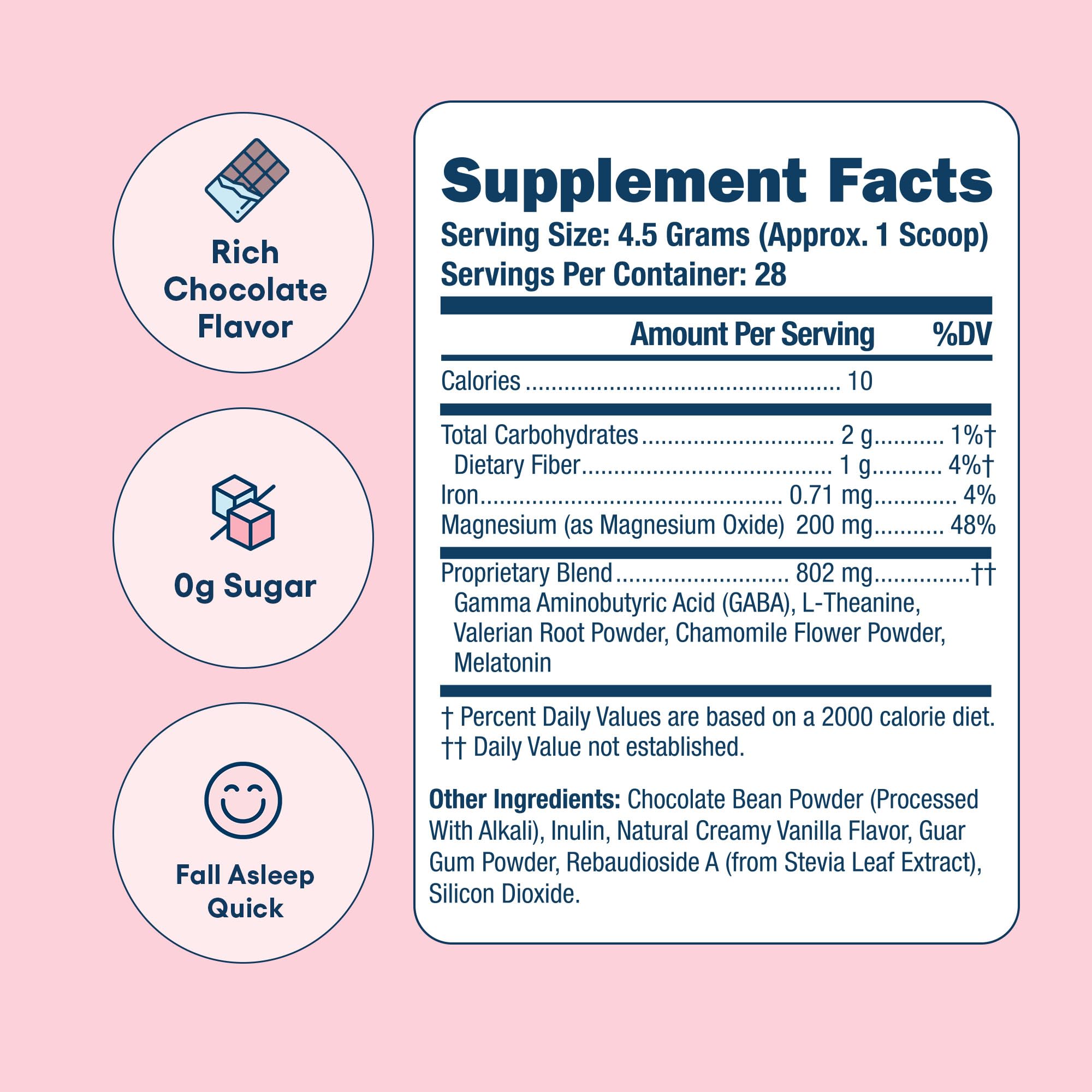 Love Sweat Fitness Sleep Boost ready-mix cup prepared for a warm night drink.