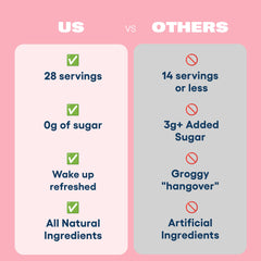 Love Sweat Fitness Sleep Boost vegan and gluten-free label emphasizes clean ingredients.