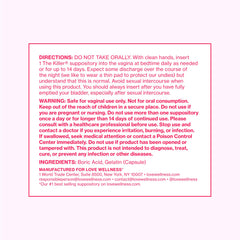 In use shot of Love Wellness The Killer for routine vaginal balance