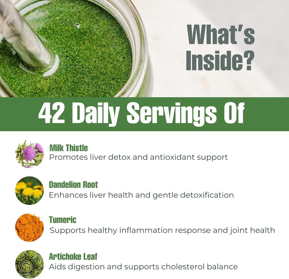 Turmeric in Love Your Liver Detox Cleanse Powder, warm flavor and wellness note.