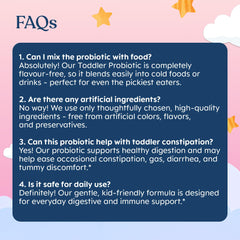 LOVEBUG 30-pack supports consistent daily probiotic habit for ages 1-4.