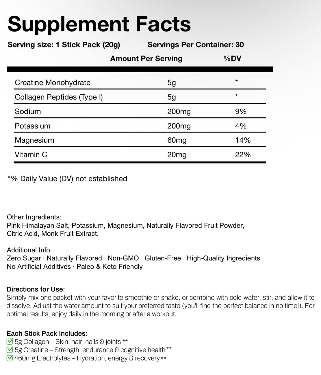 Dissolved pineapple Daily Trifecta drink in a glass for daily use