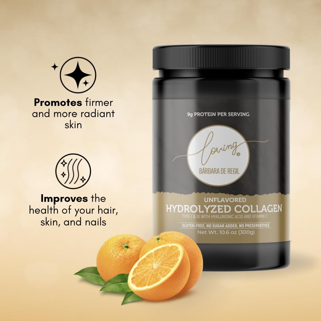 LOVING IT BARBARA DE REGIL hydrolyzed collagen dissolving in water for quick mixing