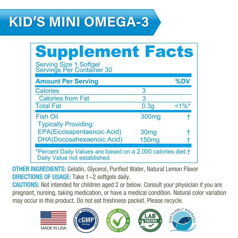Lovita Omega-3 non-GMO and allergen-free formula for families.