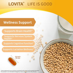Pack of 3 Lovita Lecithin bottles on shelf