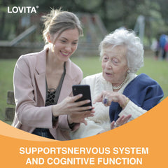 Vegan non-GMO certification badge on Lovita Lecithin