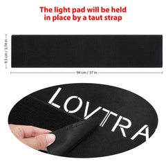 LOVTRAVEL 50W LEDs deliver strong coverage across the pad for faster sessions.