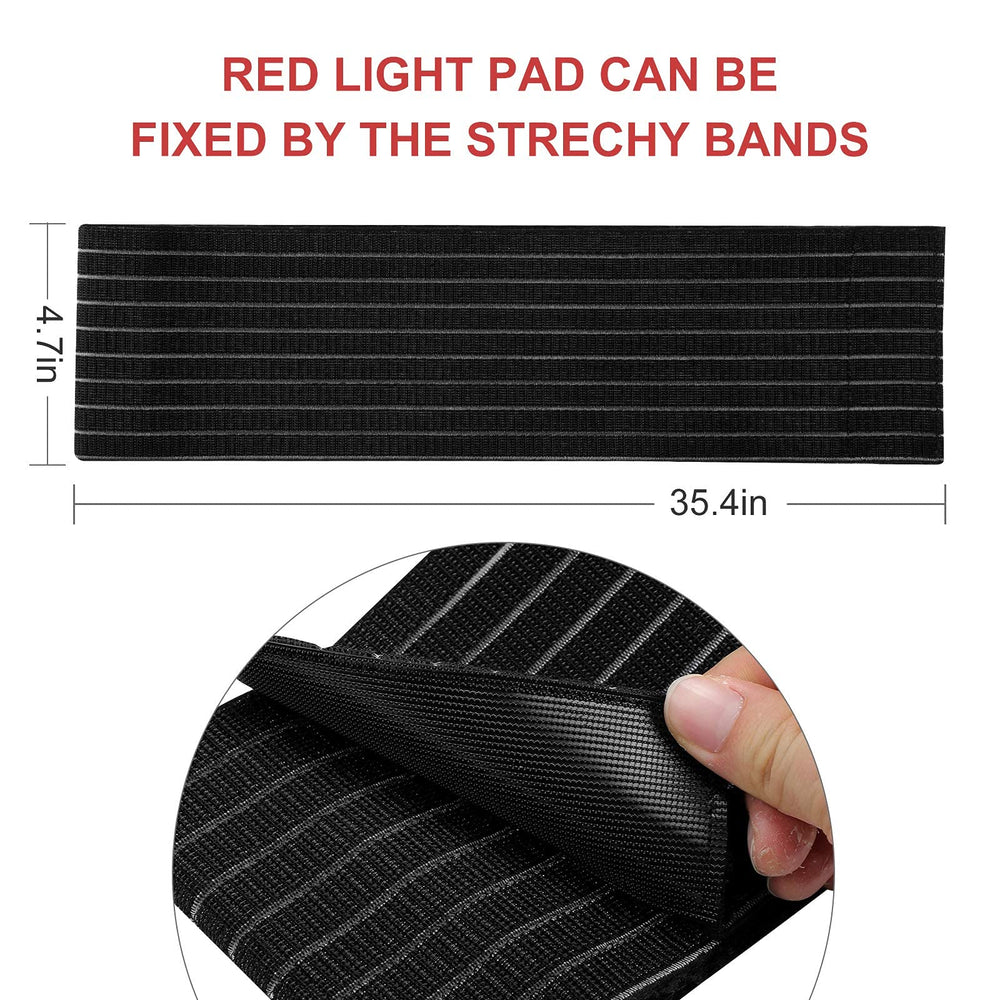 LOVTRAVEL 660nm red LEDs offer visible light therapy options.