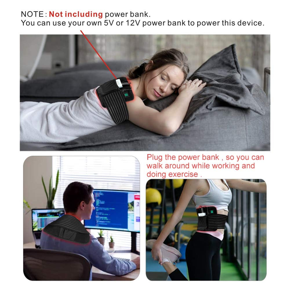 Lovtravel full-body pad demonstrated on back for versatile use.