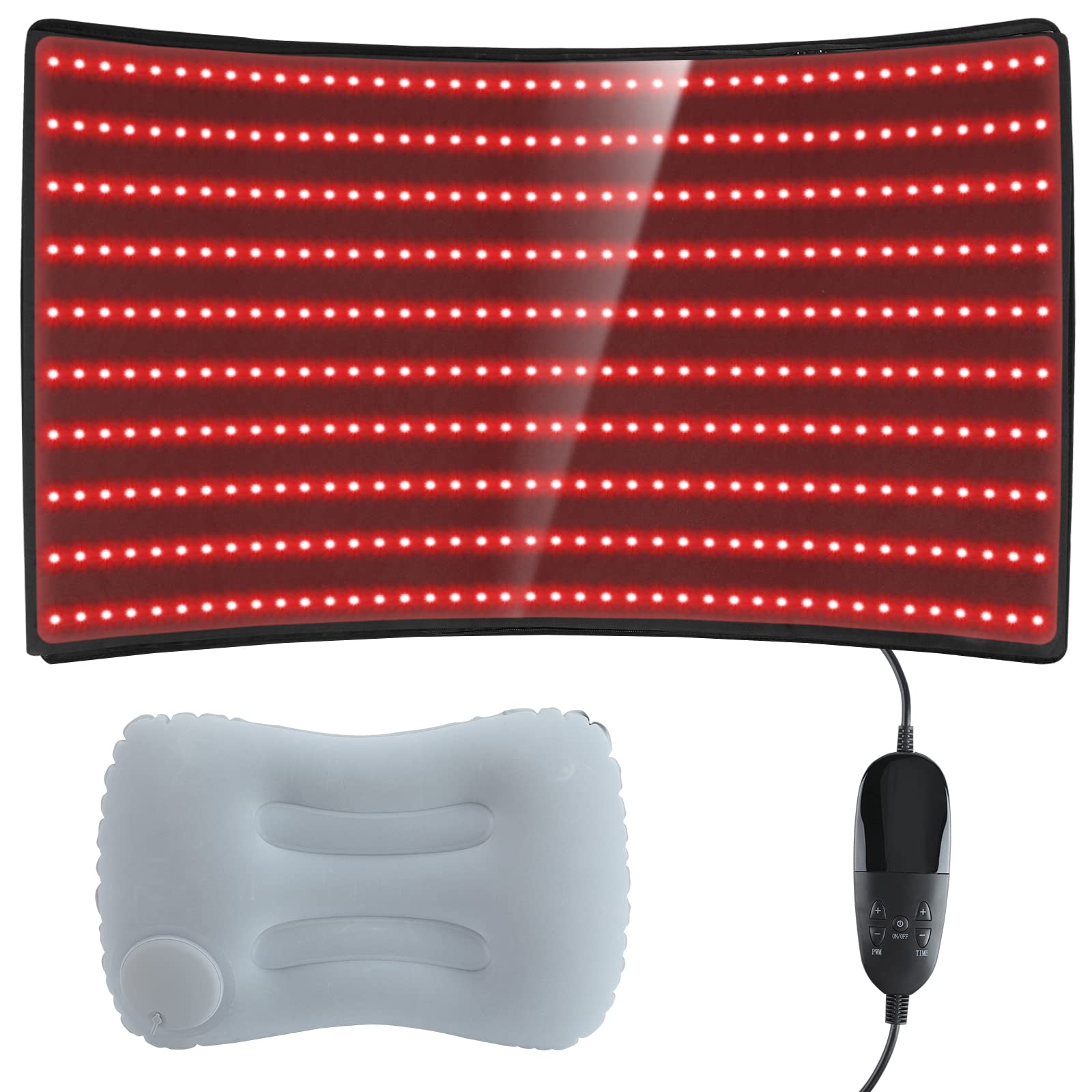 LOVTRAVEL red light therapy mat for full-body warmth and recovery
