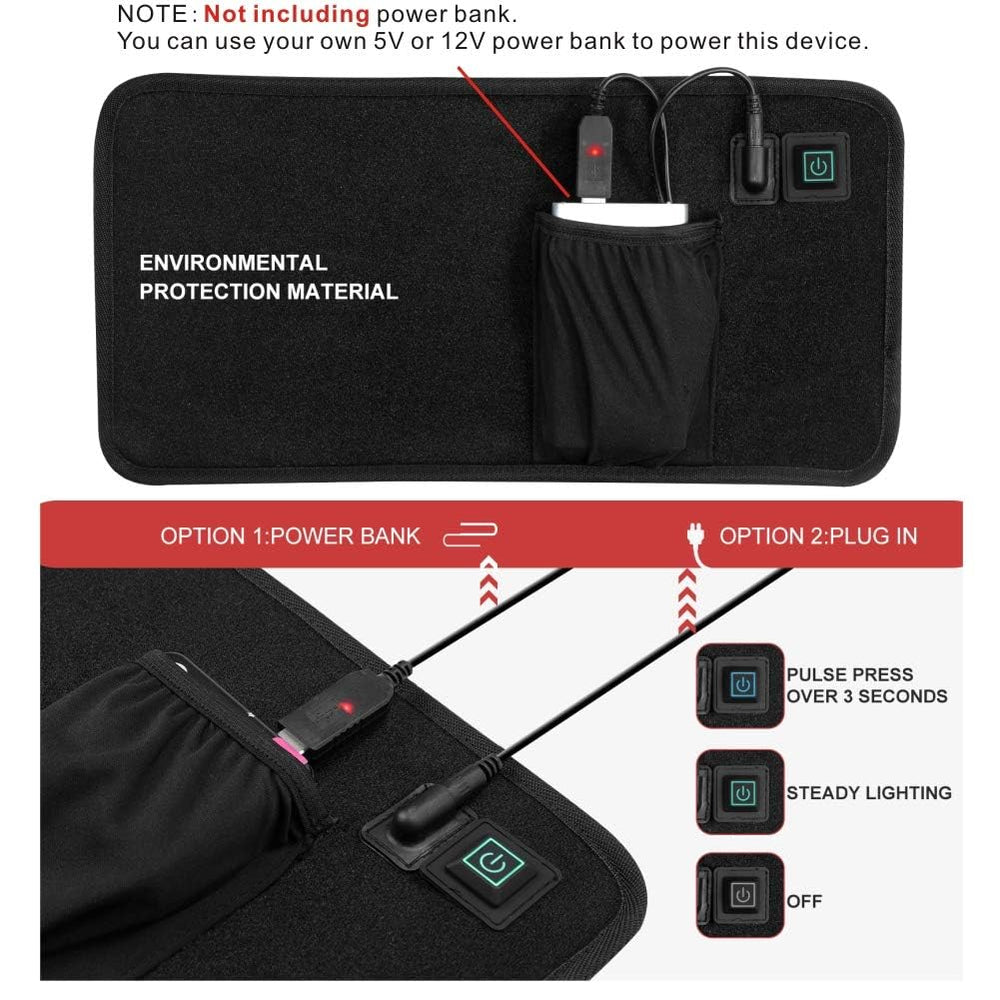 LOVTRAVEL wearable wrap delivers red and infrared light for targeted relief.