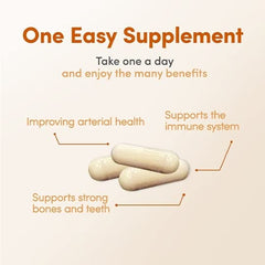 LowTE Florida ADK5 K2 MK-7 capsules promote heart and arterial health