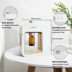 LOXIM Pride diffuser in office reduces stress with aroma.