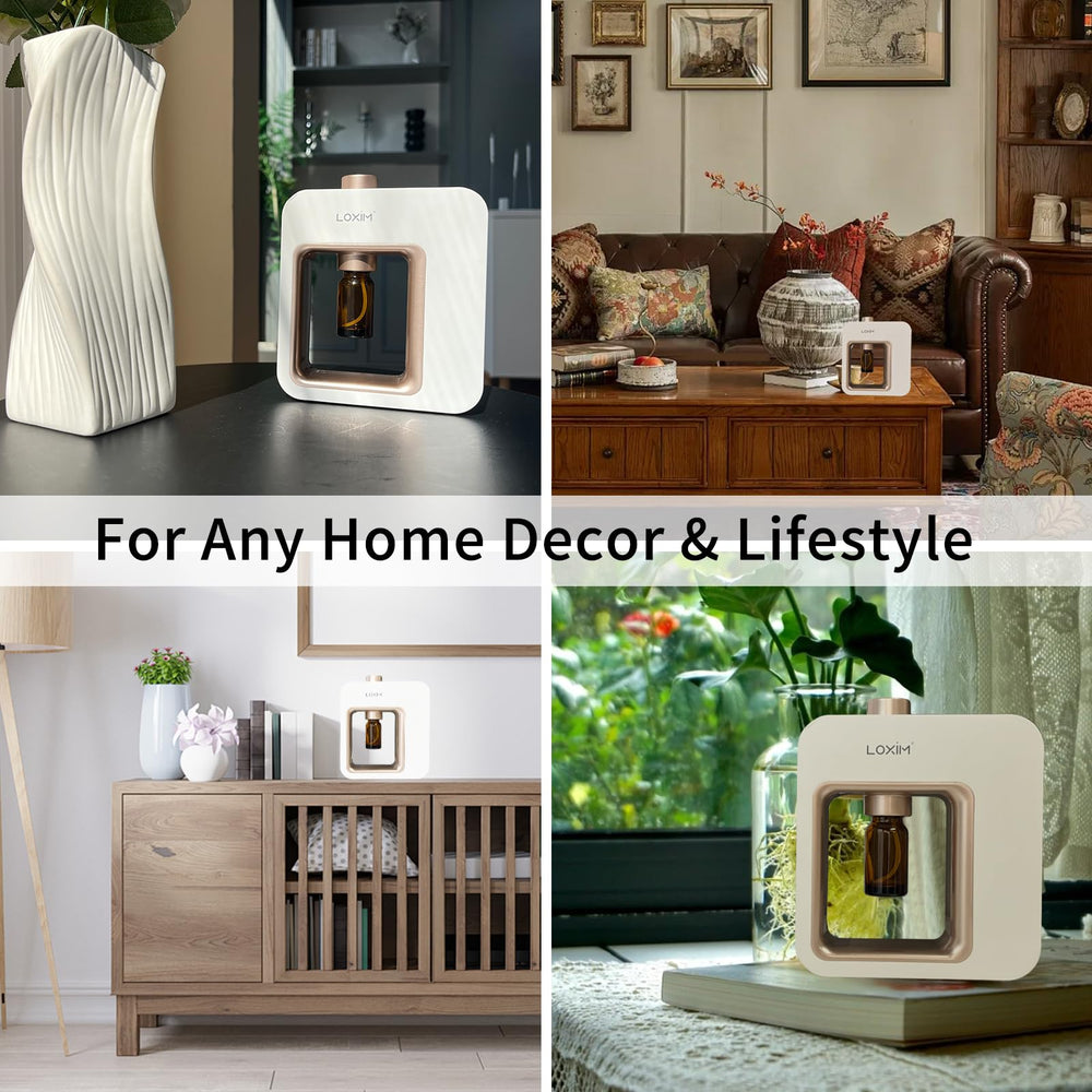 LOXIM Pride diffuser operates quietly for undisturbed nights.