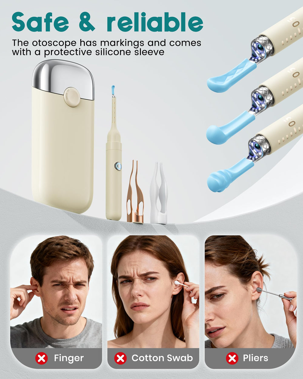 Loyker IP67 waterproof lens allows easy cleaning after use.