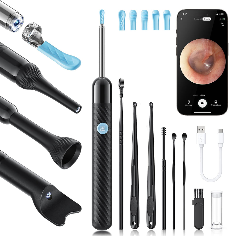 Loyker X6 ear camera delivers 360° view for precise ear canal inspection and debris check
