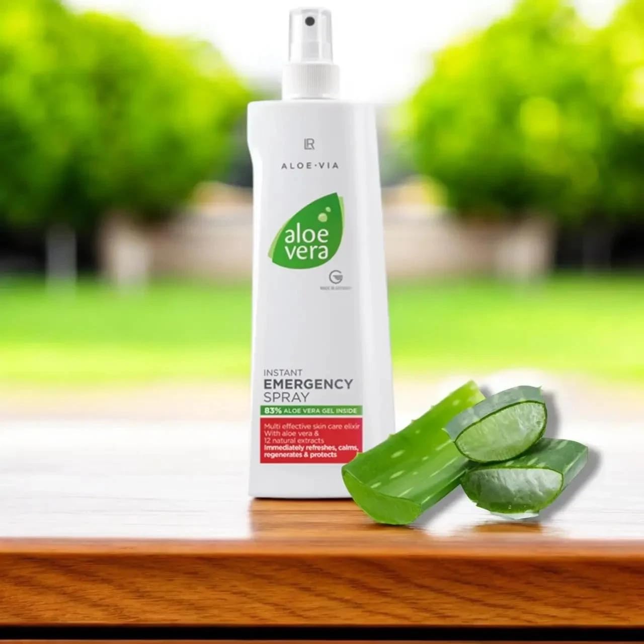 Aloe-Via propolis and herbs combination for skin care