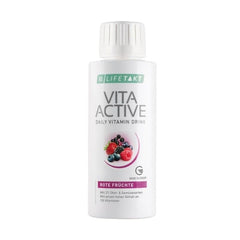 LR Health & Beauty Vita Active Red Fruit Drink bottle for daily vitamin boost.