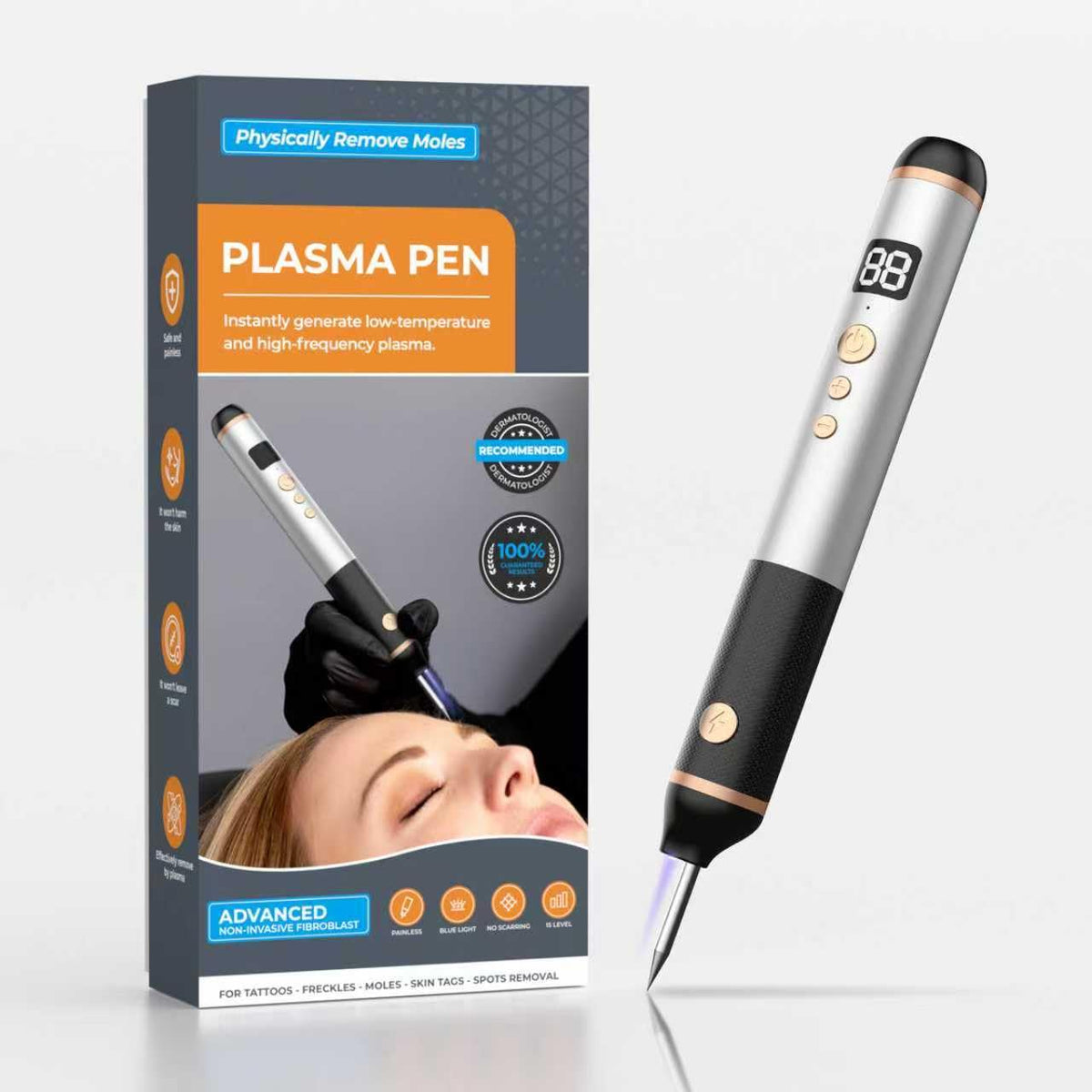 Lrxveio Skin Clinic Freeze Point device front view for at-home wart removal